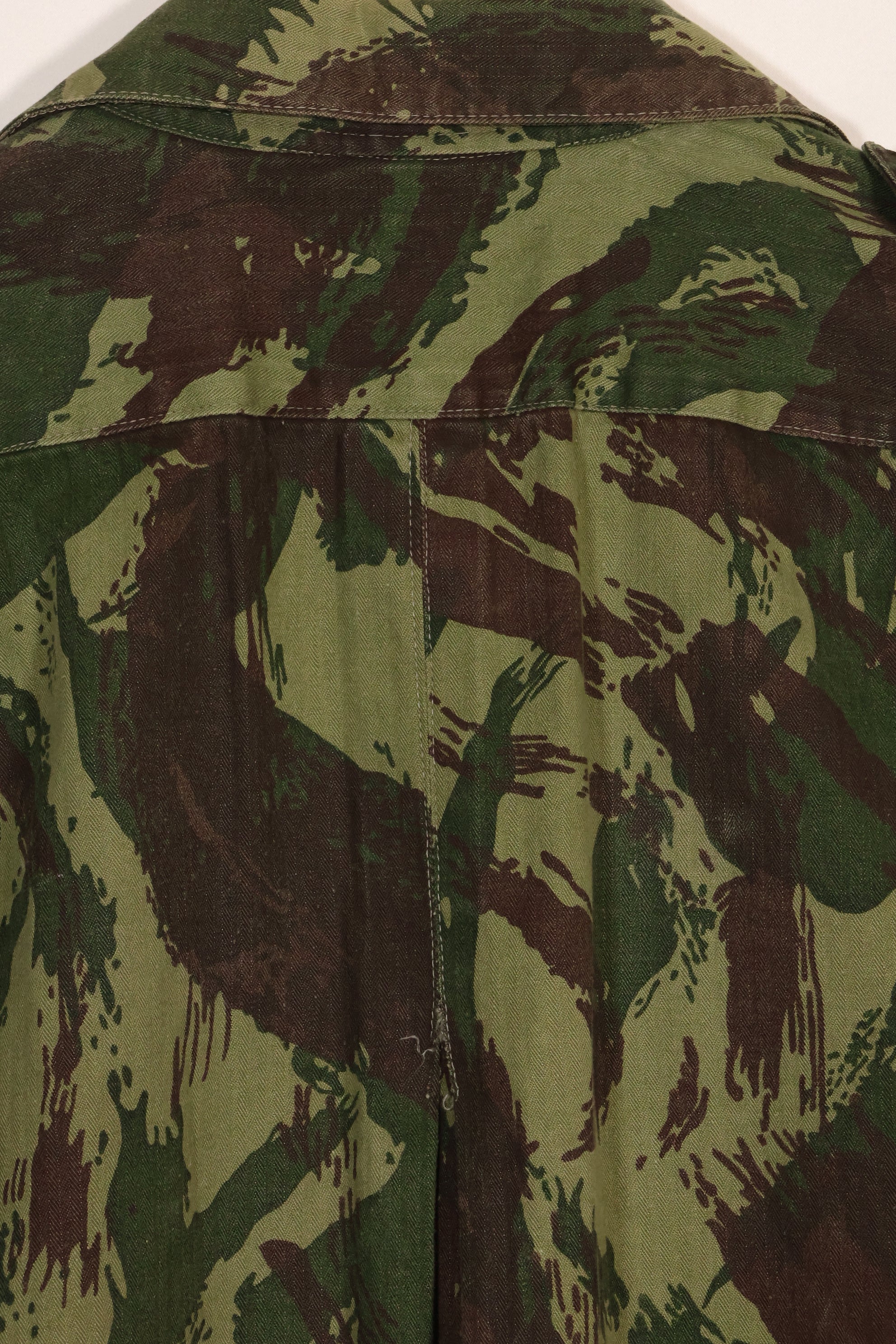 1960年代〜70年代　ポルトガル軍　リザード迷彩　コンバットシャツ　中古品