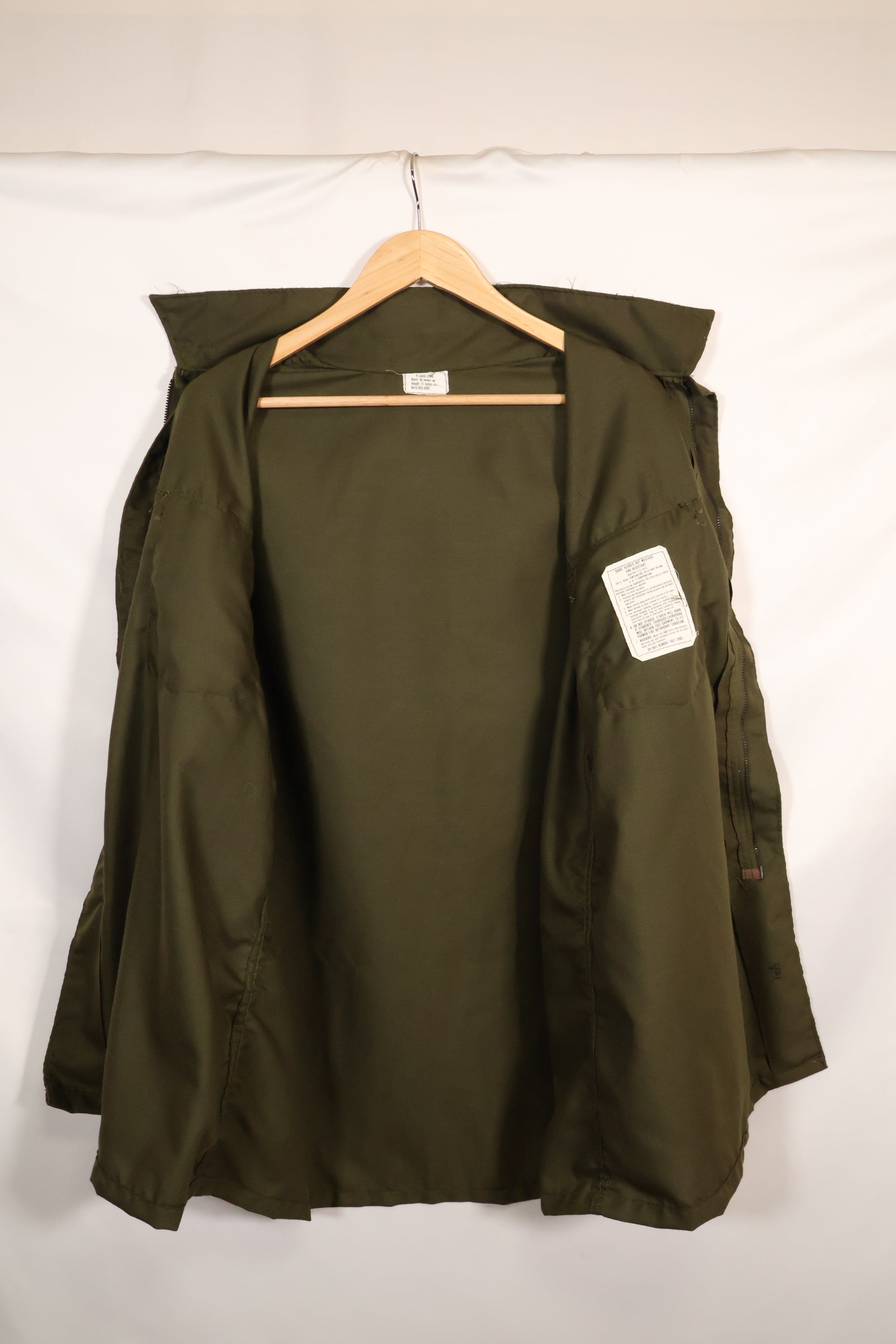 1971年契約　X-L-L　アメリカ軍　NOMEX シャツ　パイロット戦闘服　ほぼ未使用品