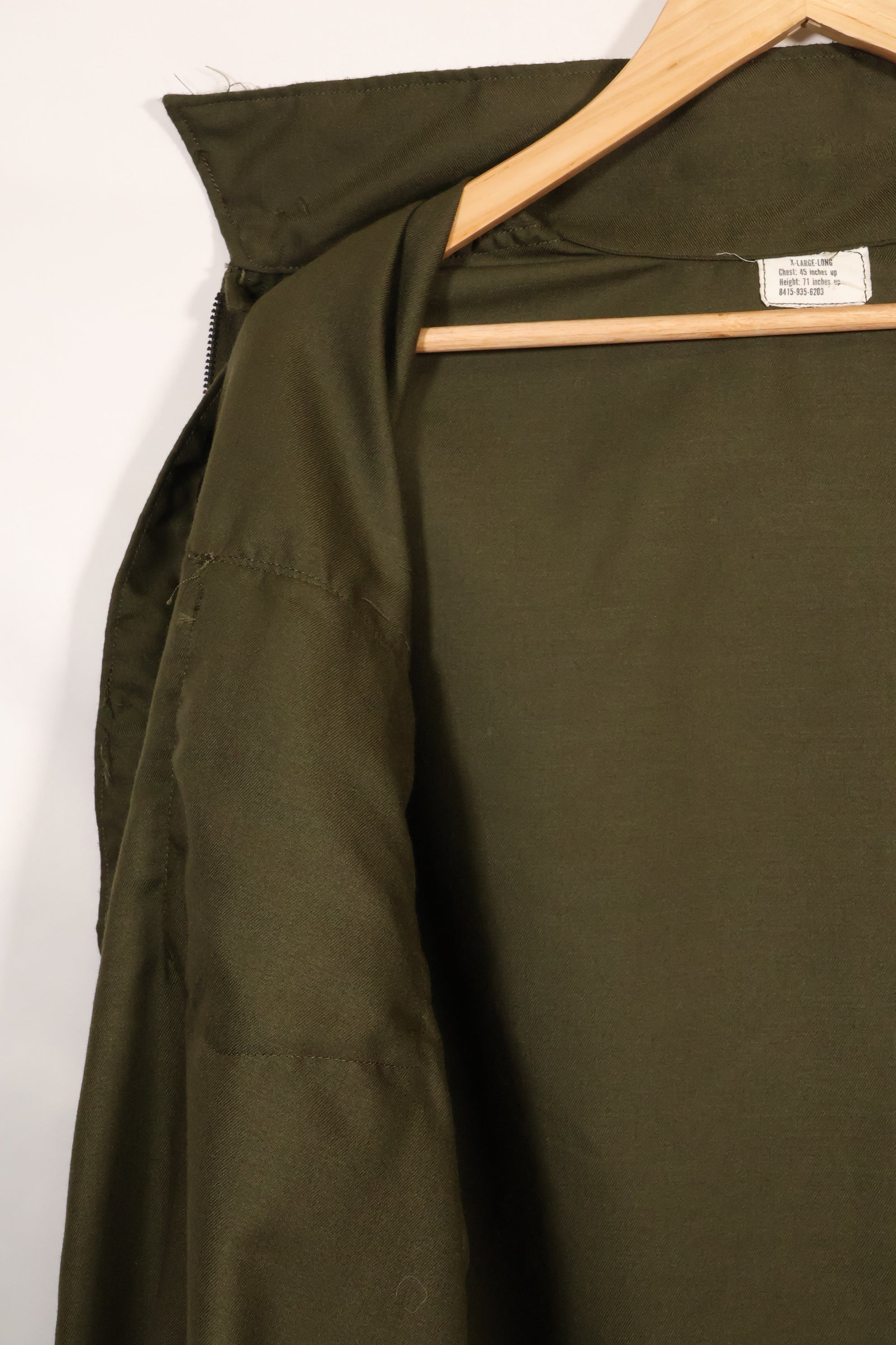 1971年契約　X-L-L　アメリカ軍　NOMEX シャツ　パイロット戦闘服　ほぼ未使用品
