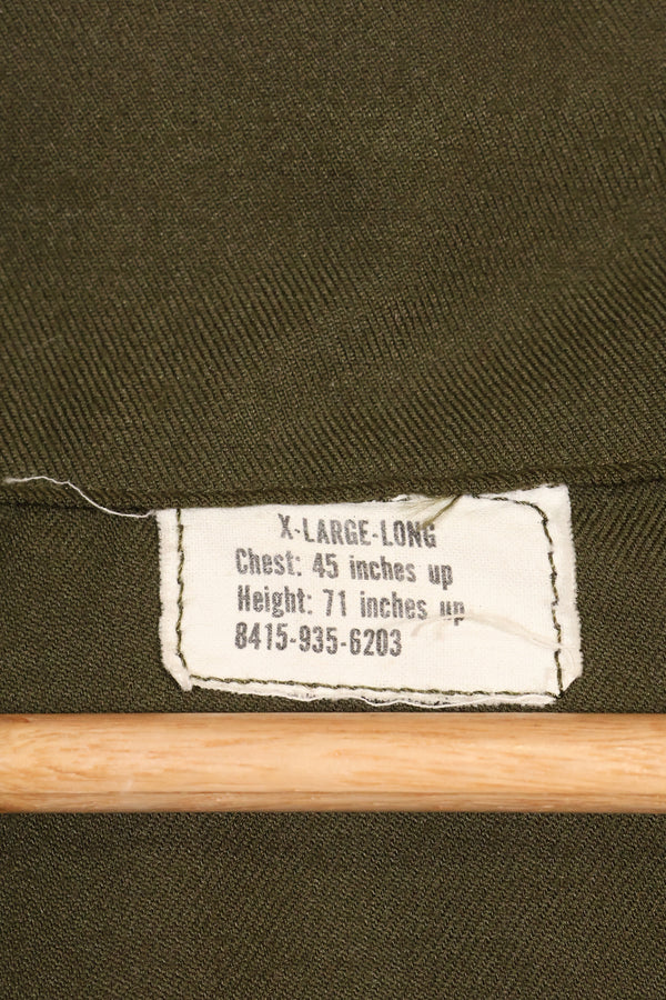 1971年契約　X-L-L　アメリカ軍　NOMEX シャツ　パイロット戦闘服　ほぼ未使用品