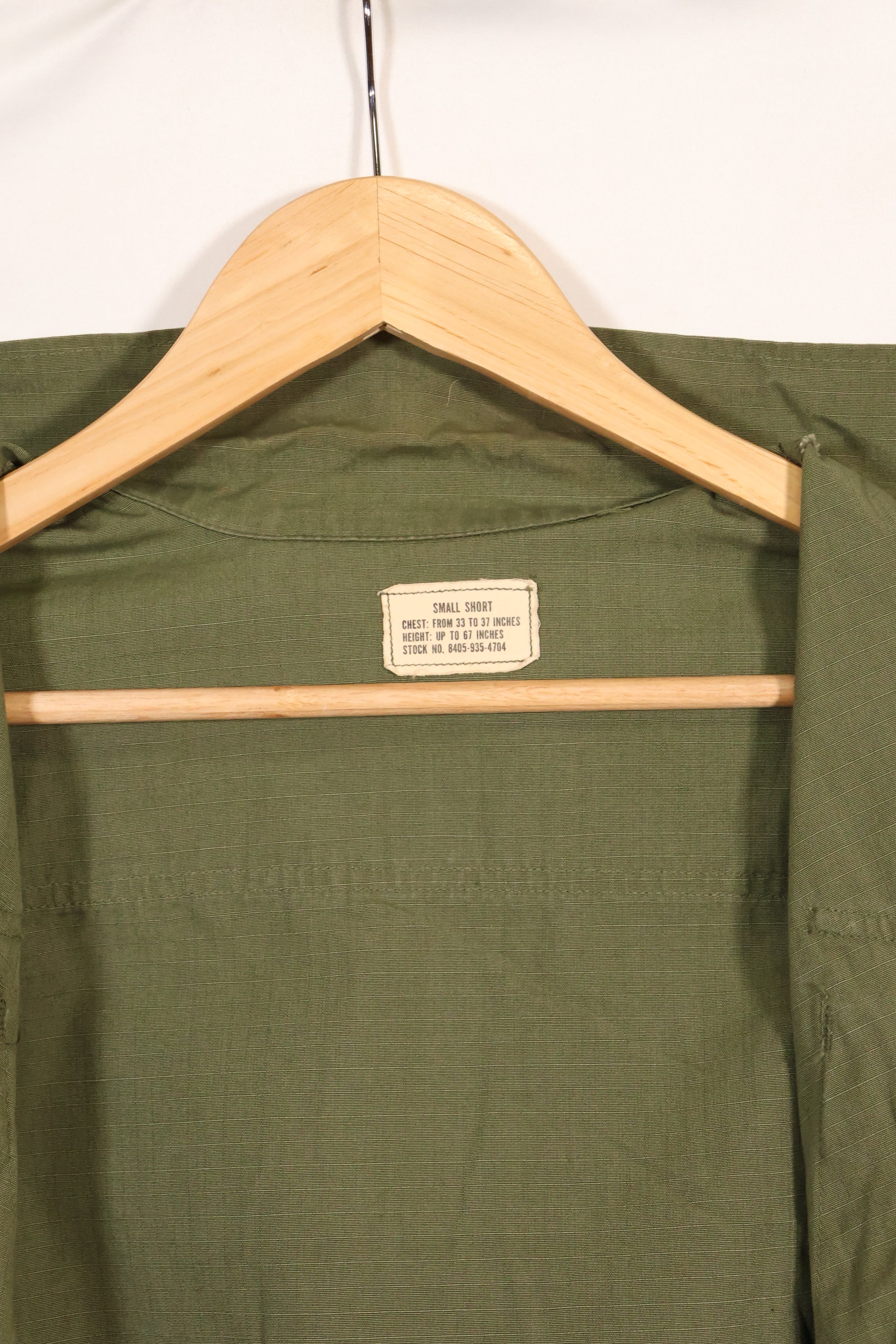 1968 Contract S-S 4th Model Jungle Fatigue Jacket Used