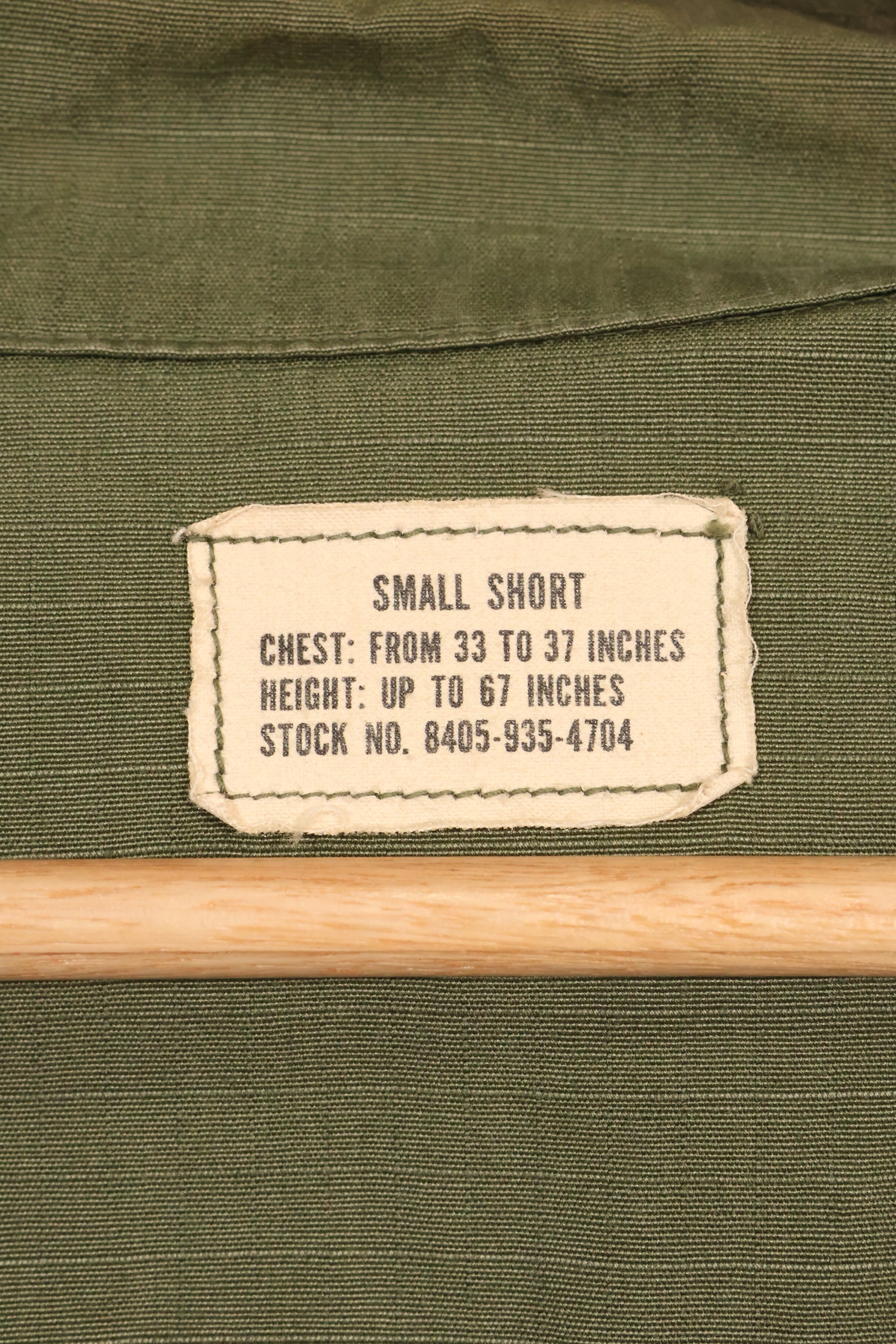 1968 Contract S-S 4th Model Jungle Fatigue Jacket Used