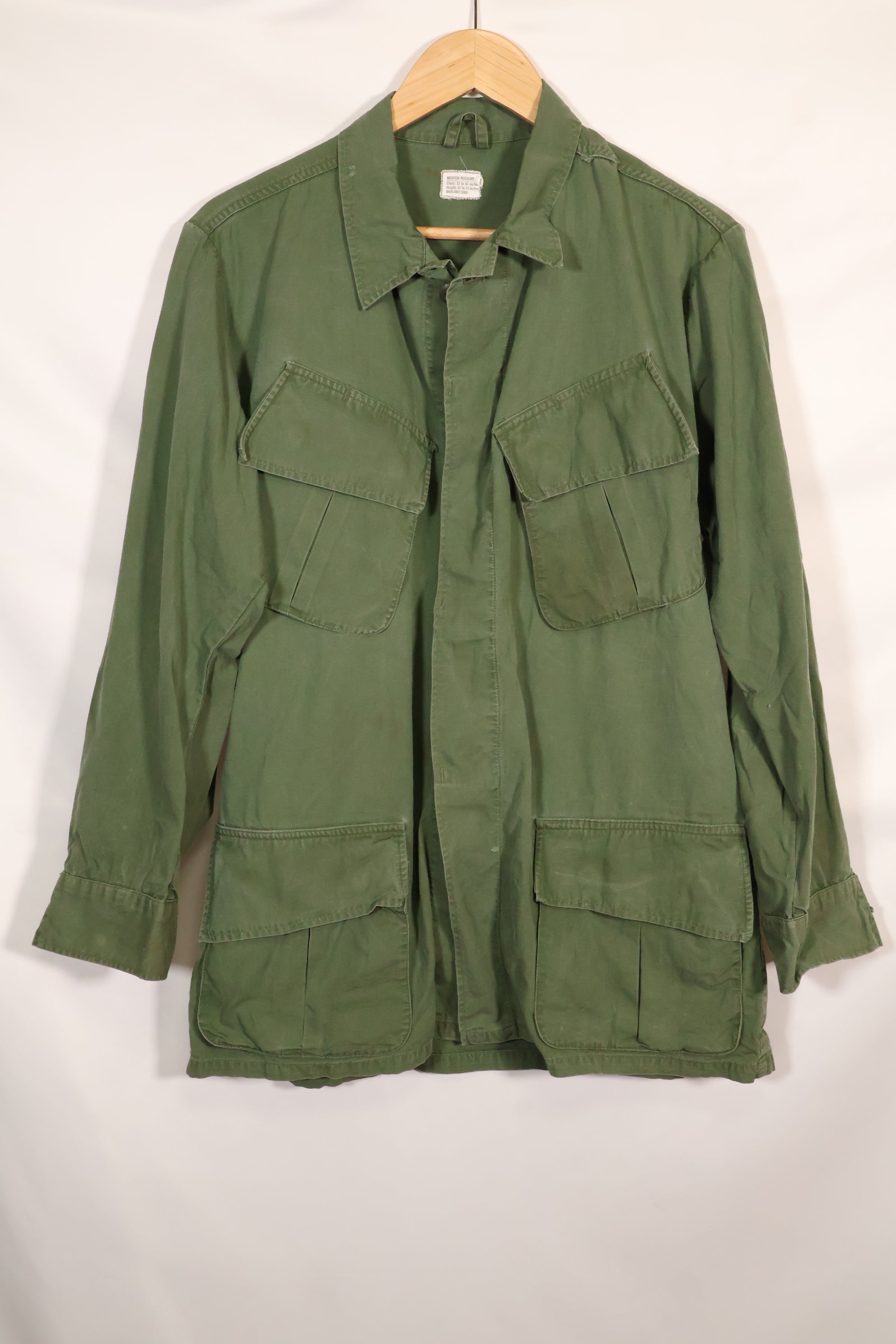 1967 Contract M-R 3rd Model Jungle Fatigue Jacket in good used condition