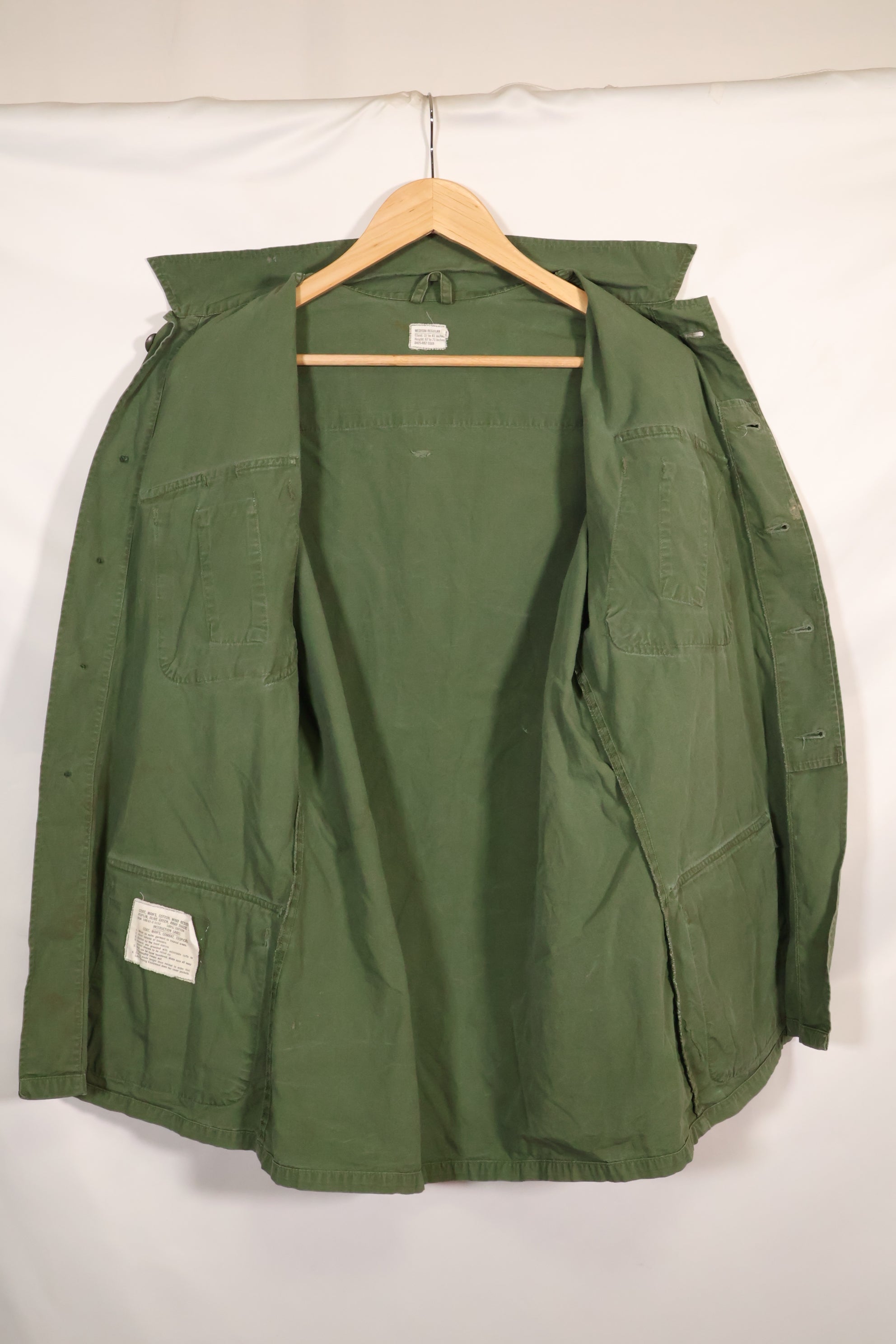 1967 Contract M-R 3rd Model Jungle Fatigue Jacket in good used condition
