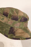 Authentic Fabric: Tiger Stripe, TO78, Silver Tiger Pattern, CISO Cut, Boonie Hat, Post-War, Used
