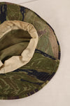 Authentic Fabric: Tiger Stripe, TO78, Silver Tiger Pattern, CISO Cut, Boonie Hat, Post-War, Used