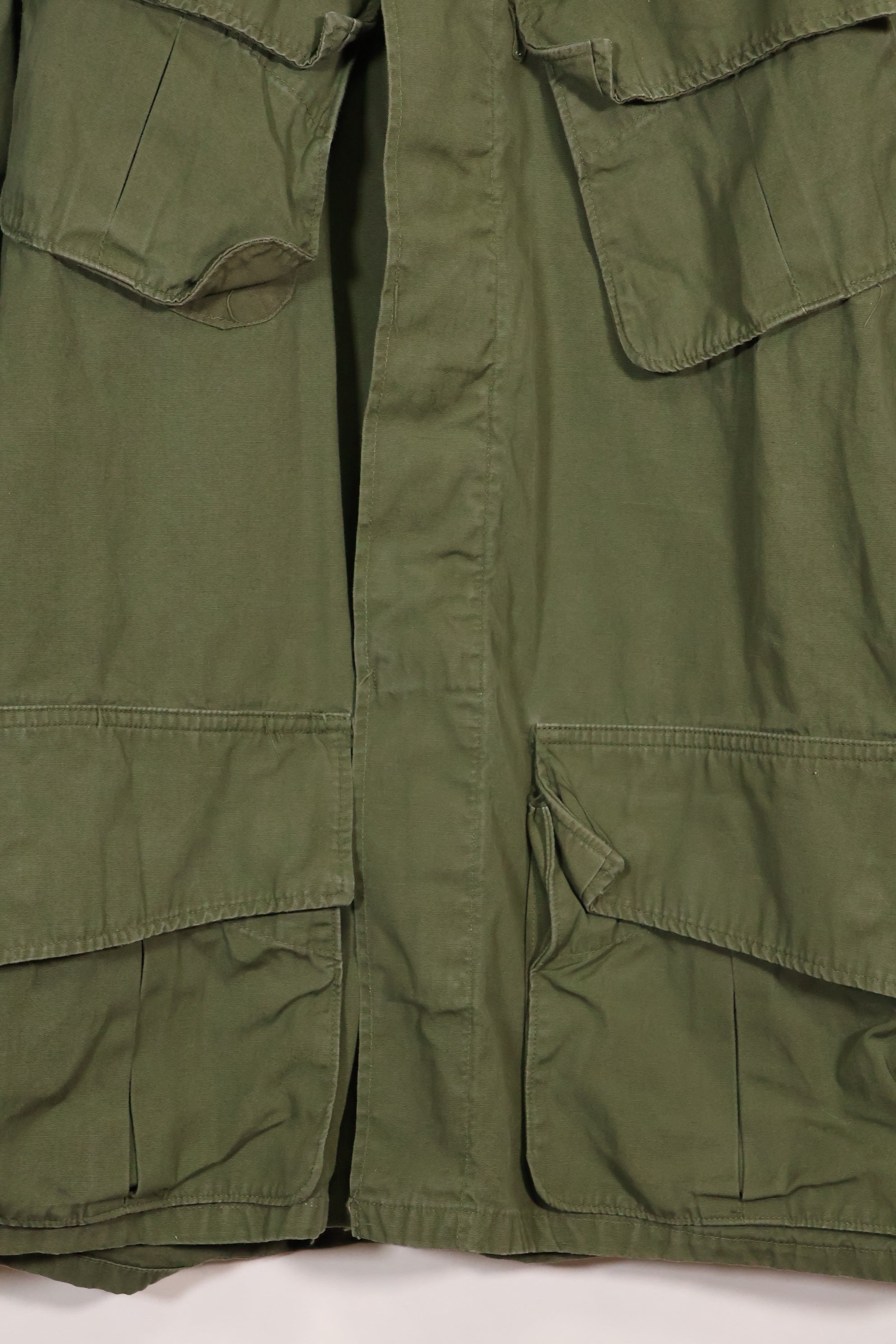 Circa 1966-67 S-R 2nd Model Jungle Fatigue Jacket without epaulettes, eclectic, used.