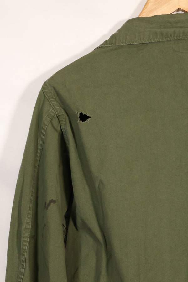 Circa 1966-67 S-R 2nd Model Jungle Fatigue Jacket without epaulettes, eclectic, used.