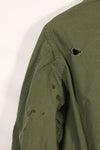Circa 1966-67 S-R 2nd Model Jungle Fatigue Jacket without epaulettes, eclectic, used.