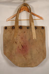 Custom-Made Item: Modified WWII U.S. Navy Duffle Bag with Tiger Stripe Pattern and Snoopy Motif by LA Kitzfitz