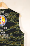 Circa 1970: Tiger Stripe Tour Vest, made by Thai Taylor, unused