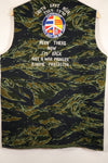 Circa 1970: Tiger Stripe Tour Vest, made by Thai Taylor, unused
