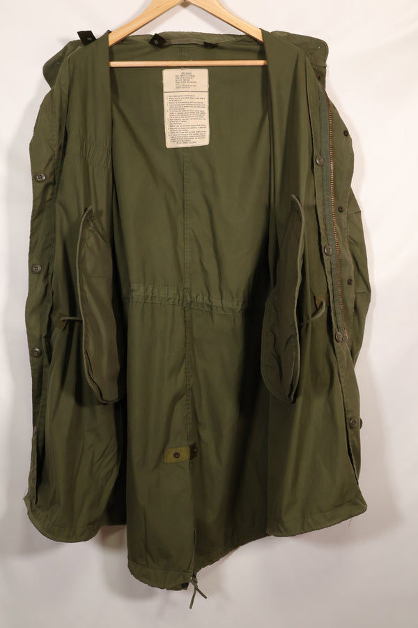 1977年契約　S-R　アメリカ軍　M65　フィールドパーカー　状態良い　中古品
