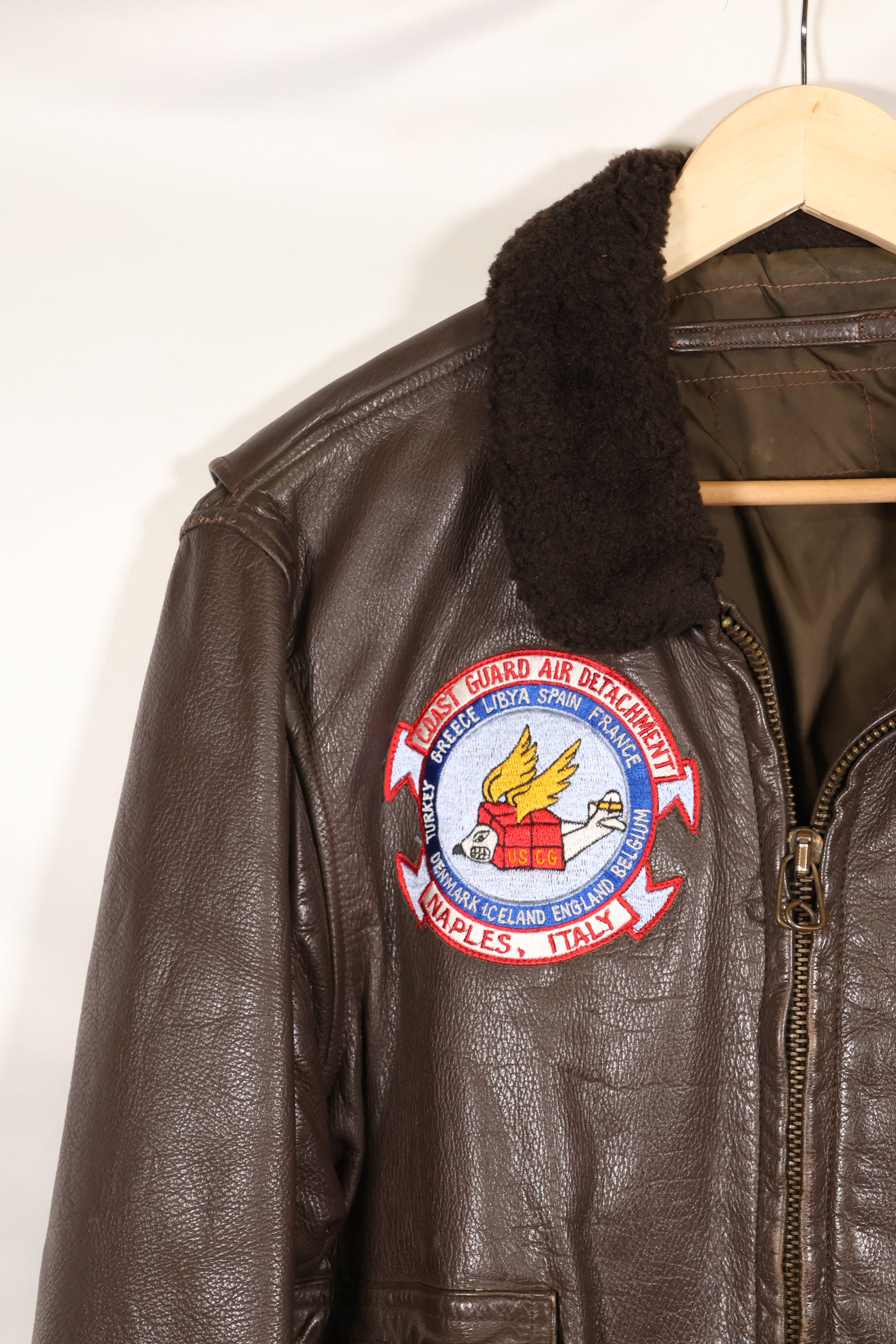 1970年代後半ロット　契約タグ欠損　G-1　インターメディエートゾーン　フライトジャケット　パッチ付き　中古品