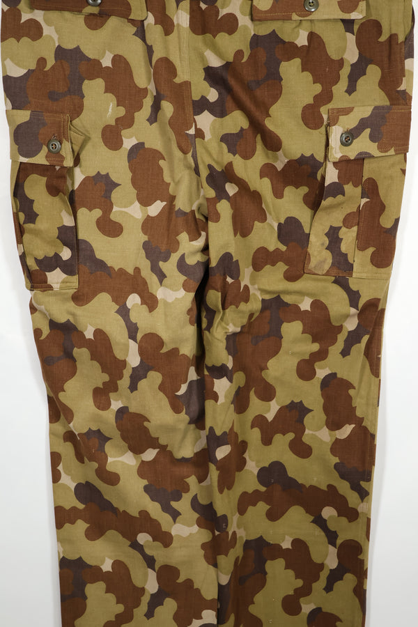 実物生地　南ベトナム野戦憲兵　クラウド迷彩　パンツ　中古品