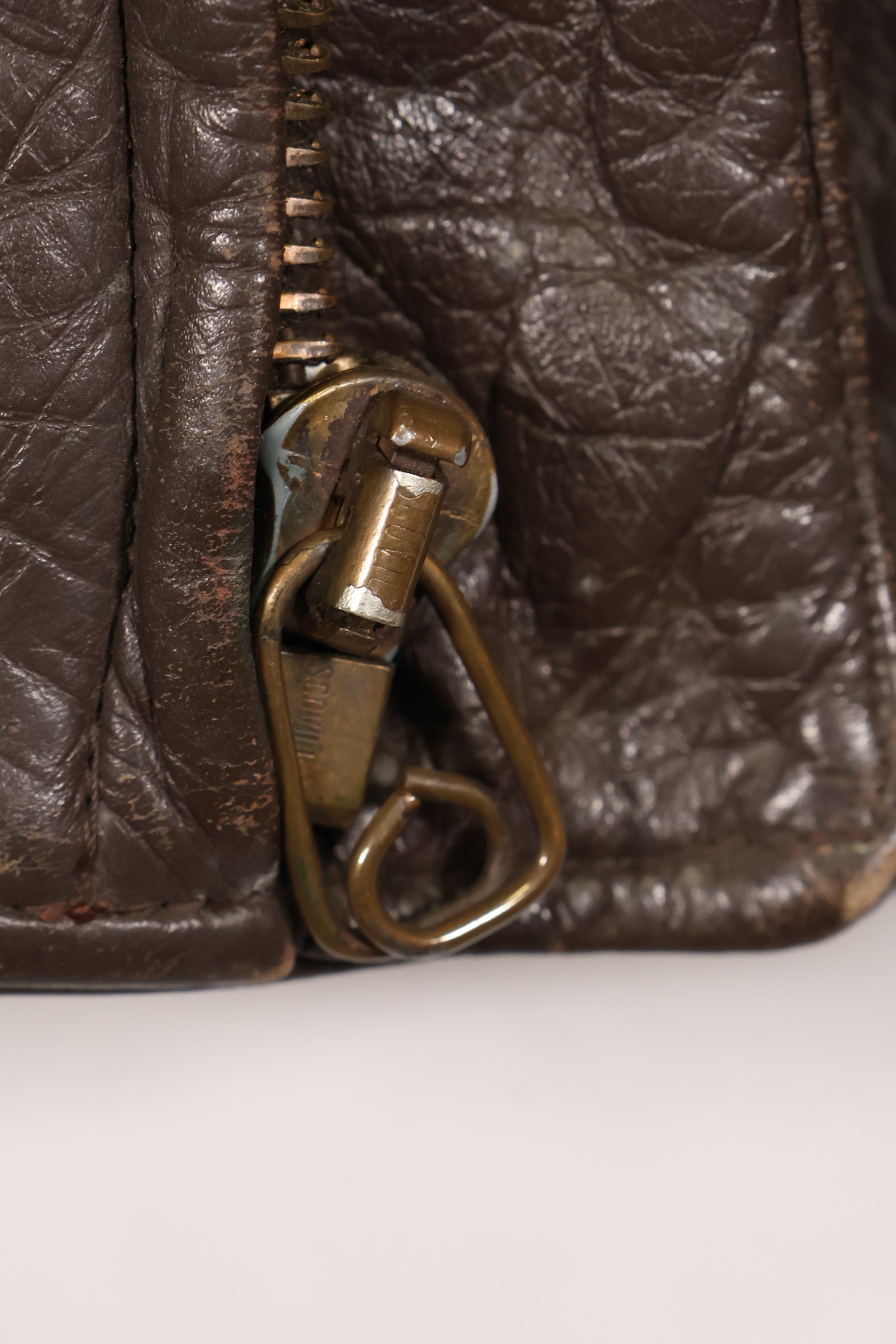 1970年代後半ロット　契約タグ欠損　G-1　インターメディエートゾーン　フライトジャケット　パッチ付き　中古品