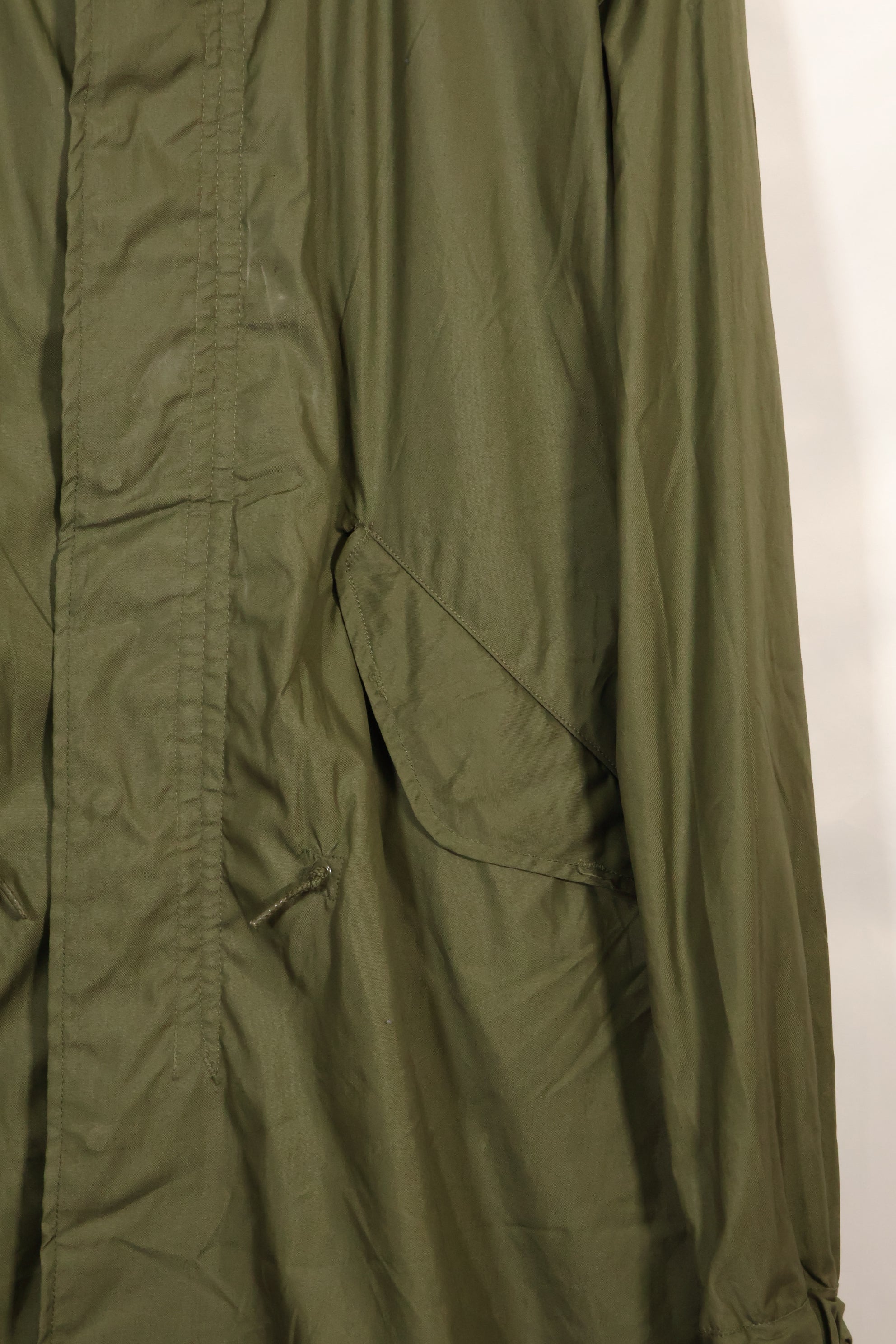 1970年契約　M-R　デッドストック　アメリカ軍　M65　フィールドパーカー　アルミジッパー　長期保管品