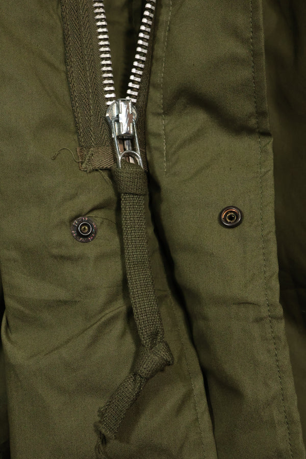 1970年契約　M-R　デッドストック　アメリカ軍　M65　フィールドパーカー　アルミジッパー　長期保管品