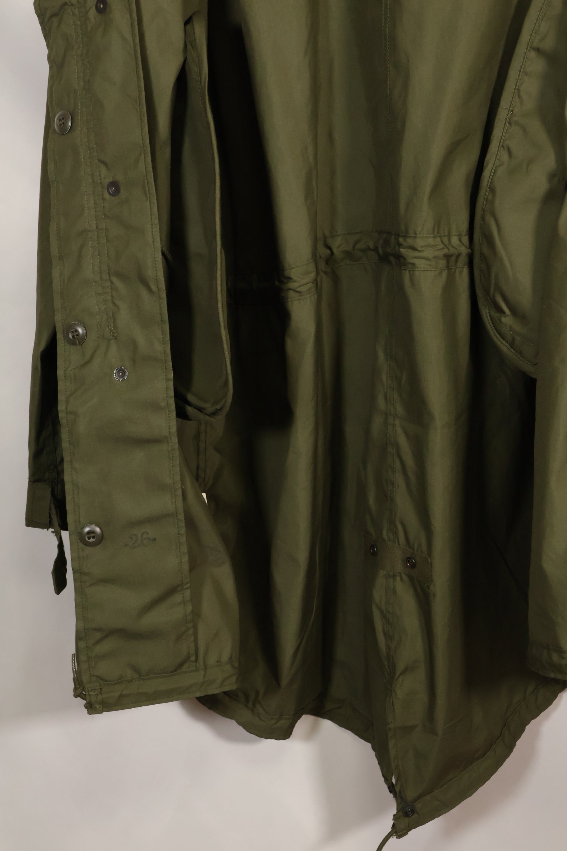 1970年契約　M-R　デッドストック　アメリカ軍　M65　フィールドパーカー　アルミジッパー　長期保管品