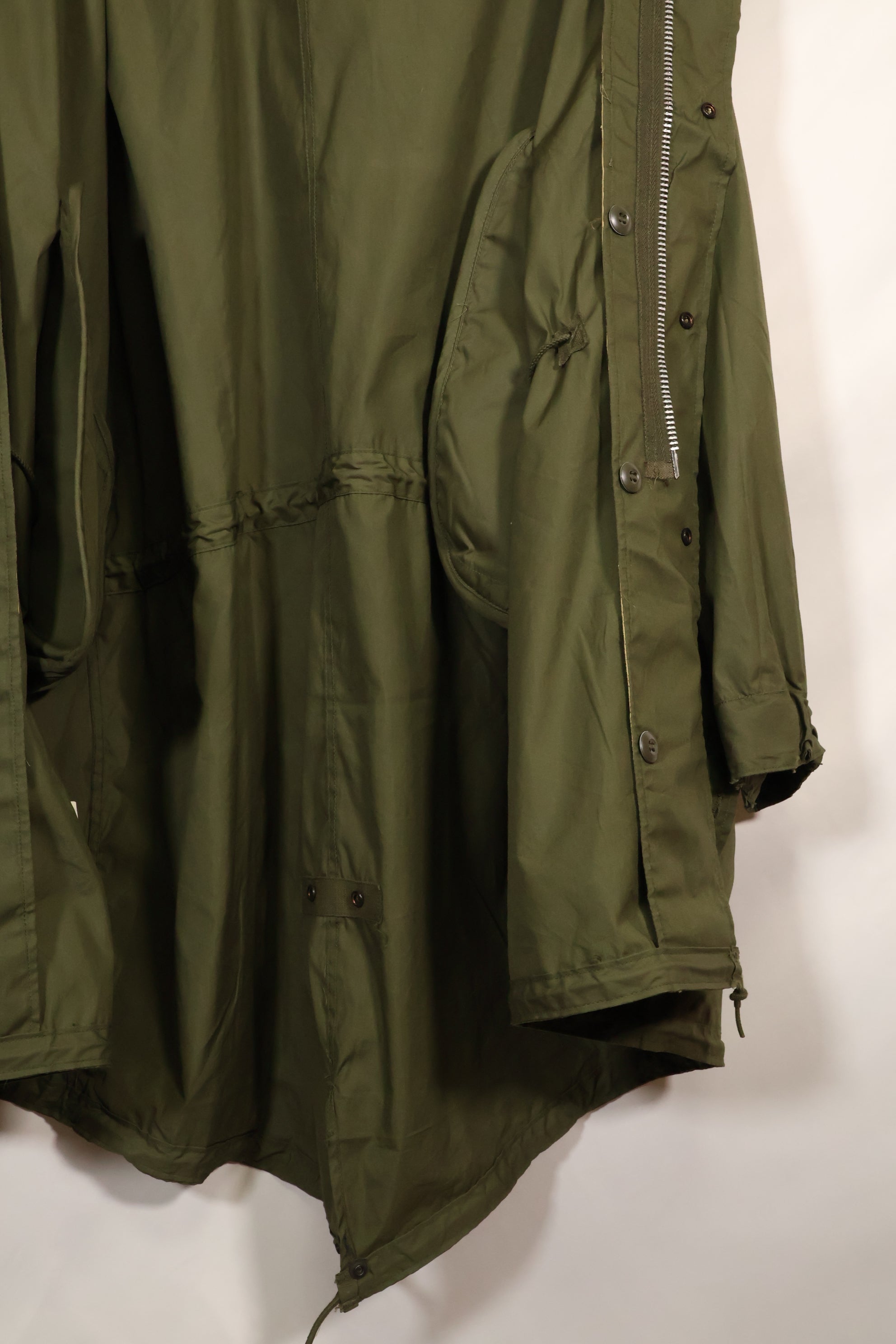 1970年契約　M-R　デッドストック　アメリカ軍　M65　フィールドパーカー　アルミジッパー　長期保管品