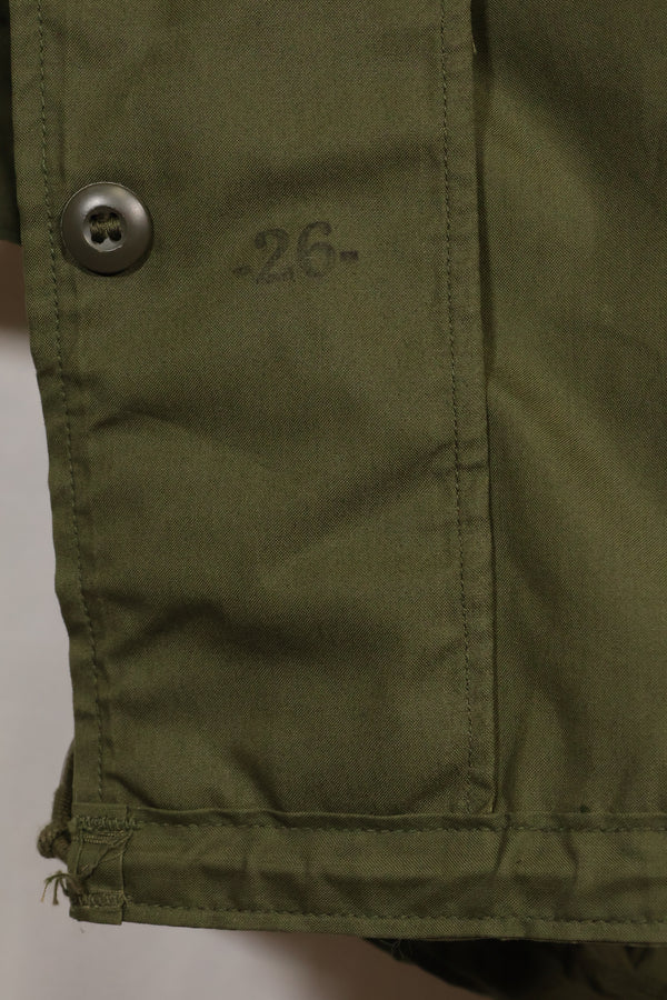 1970年契約　M-R　デッドストック　アメリカ軍　M65　フィールドパーカー　アルミジッパー　長期保管品