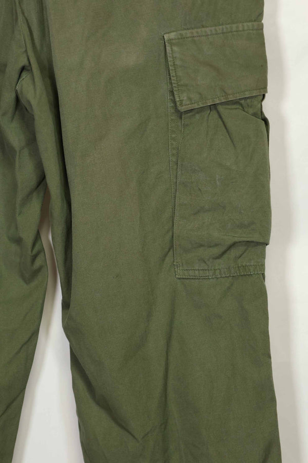 1967年契約　3rd Model ノンリップストップ　ジャングルファティーグ　パンツ　S-R　中古品