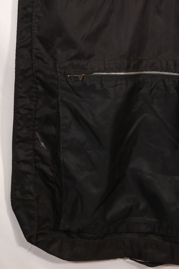 1960年代　個人調達品　戦闘機パイロット　フライトジャケット&制服用　スーツバッグ　刺繍入　中古品