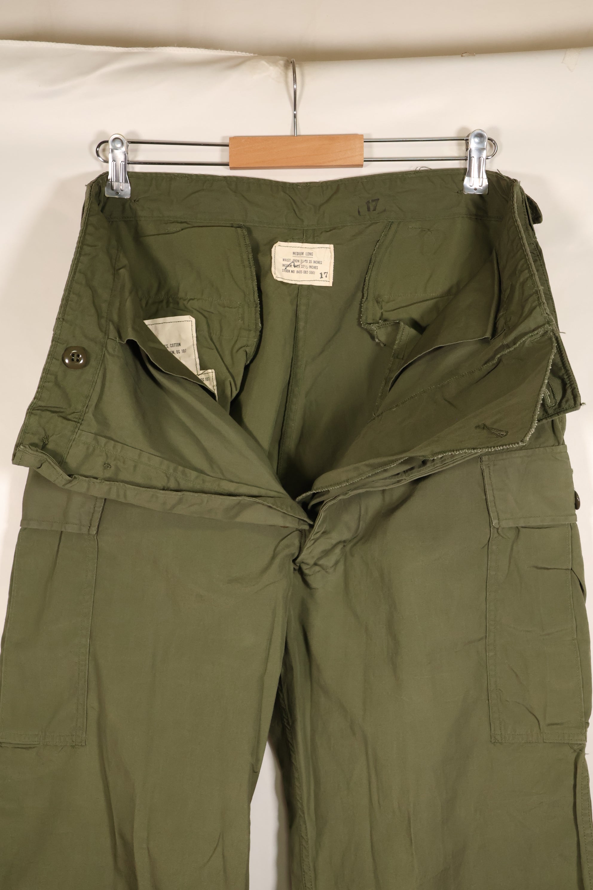 1964 Contract M-L 1st Model Jungle Fatigue Jacket, Virtually Unused　