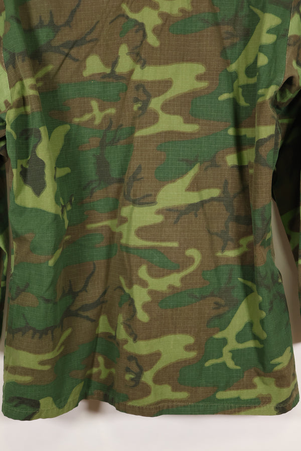 1970年契約　M-S　USMC　リップストップ　ERDL迷彩　ジャングルファティーグ　ジャケット　褪色あり　中古品