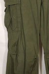 1967 Contract L-L 3rd Model Jungle Fatigue Pants with hem up, used.