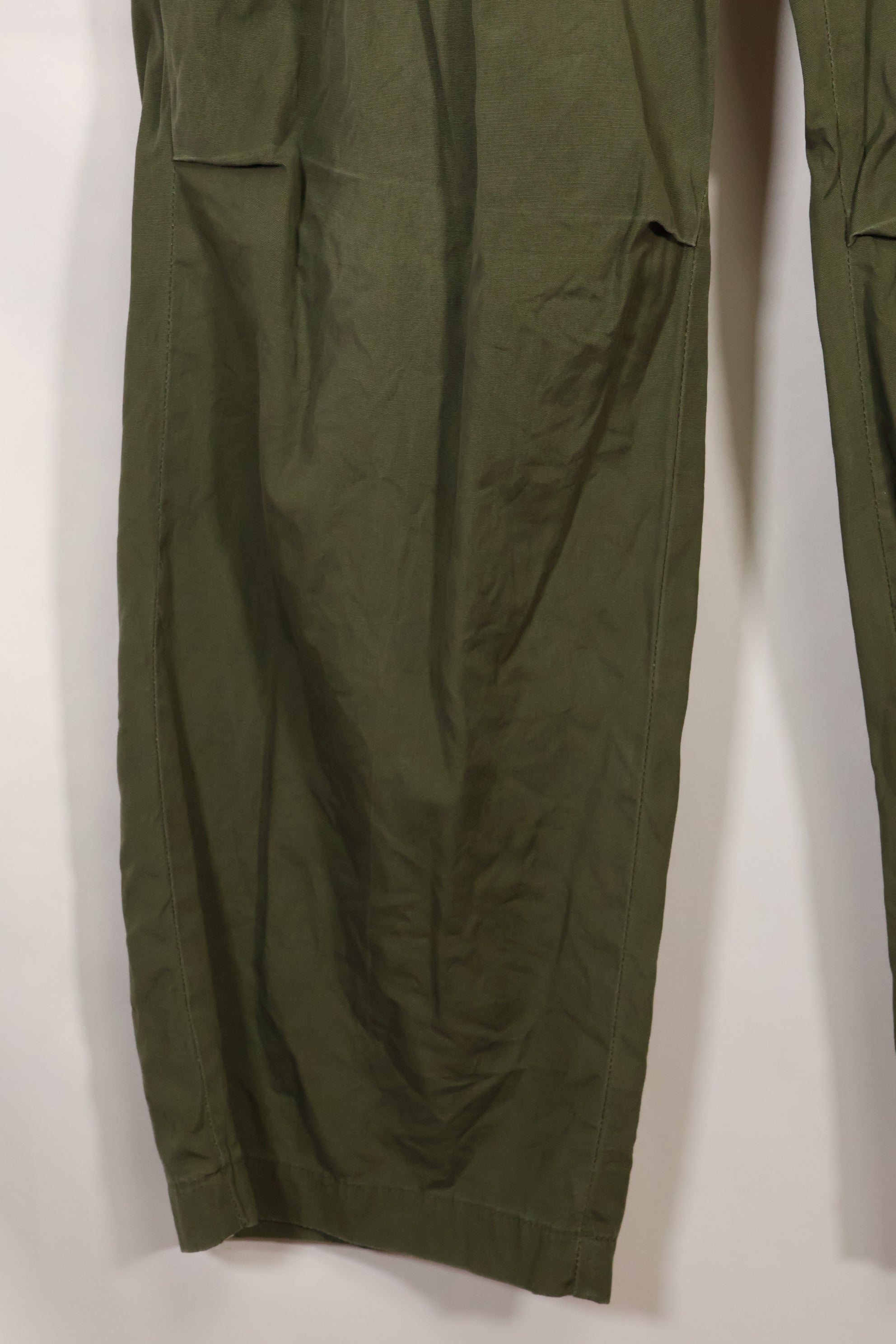 1967 Contract L-L 3rd Model Jungle Fatigue Pants with hem up, used.