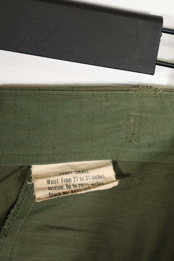 実物　1969年製　4th Model ジャングルファティーグ　SMALL-SHORT　パンツ　中古品
