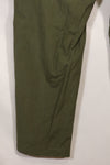1967 Contract L-L 3rd Model Jungle Fatigue Pants with hem up, used.