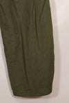 1967 Contract L-L 3rd Model Jungle Fatigue Pants with hem up, used.