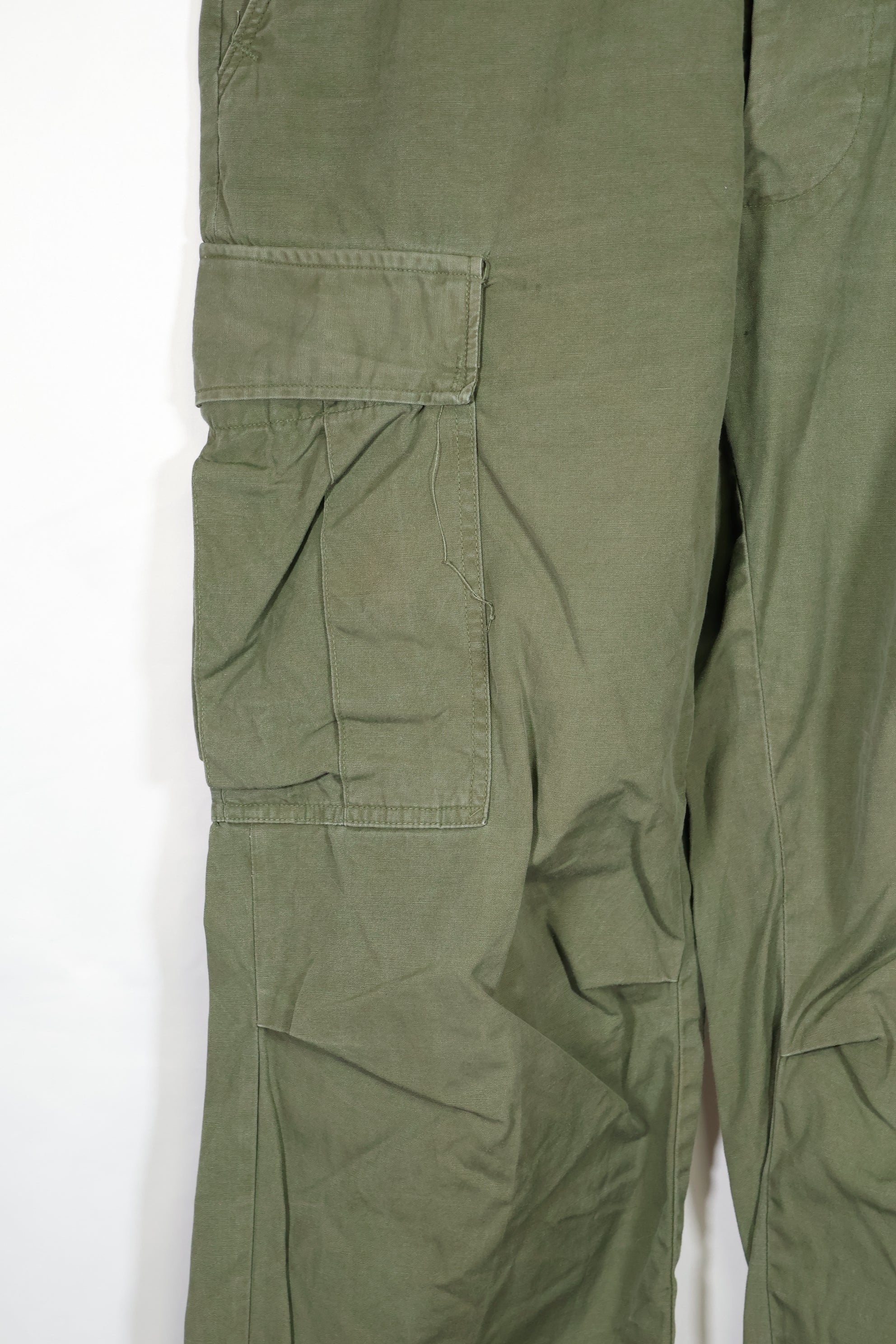 実物　ノンリップストップ生地　1967年製　3rd Model ジャングルファティーグ　パンツ　SMALL-REGULAR　中古品