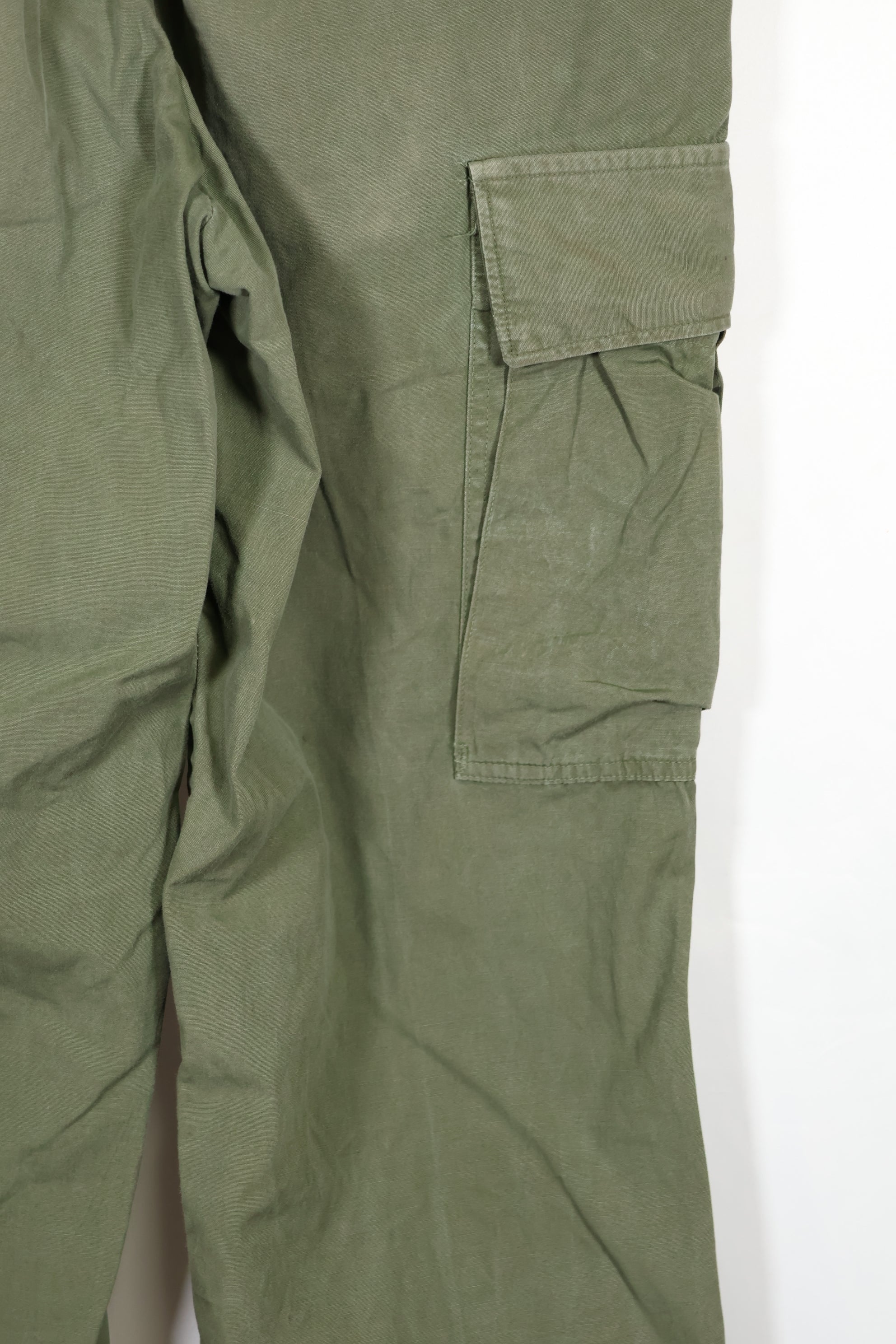 実物　ノンリップストップ生地　1967年製　3rd Model ジャングルファティーグ　パンツ　SMALL-REGULAR　中古品