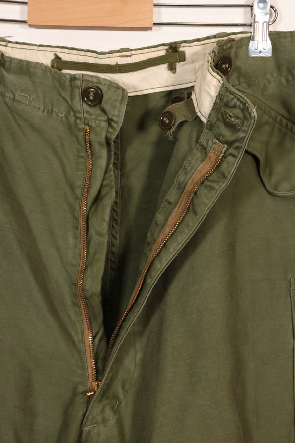 1952年契約　アメリカ軍　M-1951　フィールドパンツ　寒冷地用パンツ　中古品