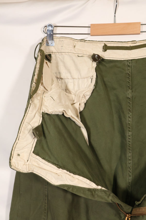 1952年契約　アメリカ軍　M-1951　フィールドパンツ　寒冷地用パンツ　中古品