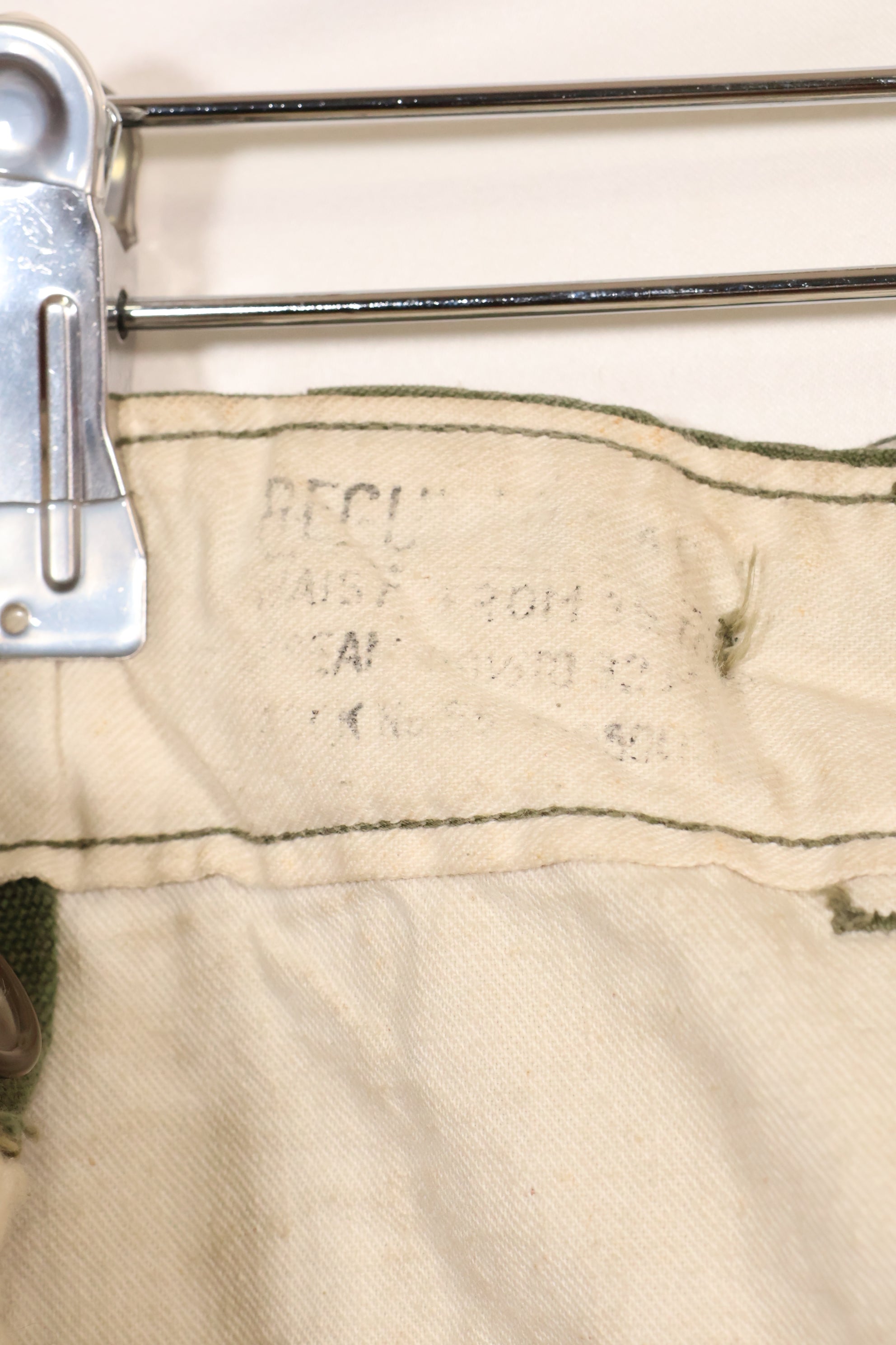 1952年契約　アメリカ軍　M-1951　フィールドパンツ　寒冷地用パンツ　中古品