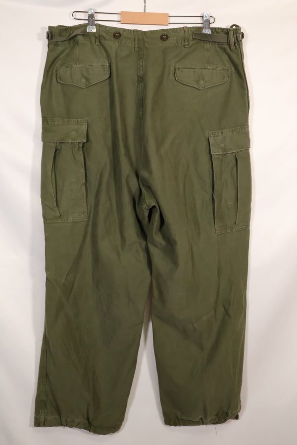 1952年契約　アメリカ軍　M-1951　フィールドパンツ　寒冷地用パンツ　中古品
