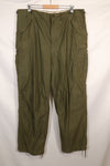 1953年契約　大きめサイズ　アメリカ軍　M-1951　フィールドパンツ　カーゴパンツ　中古品