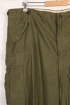 1953年契約　大きめサイズ　アメリカ軍　M-1951　フィールドパンツ　カーゴパンツ　中古品