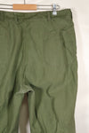 1960s lot, estimated 36 approx USMC P-56 utility pants, used.