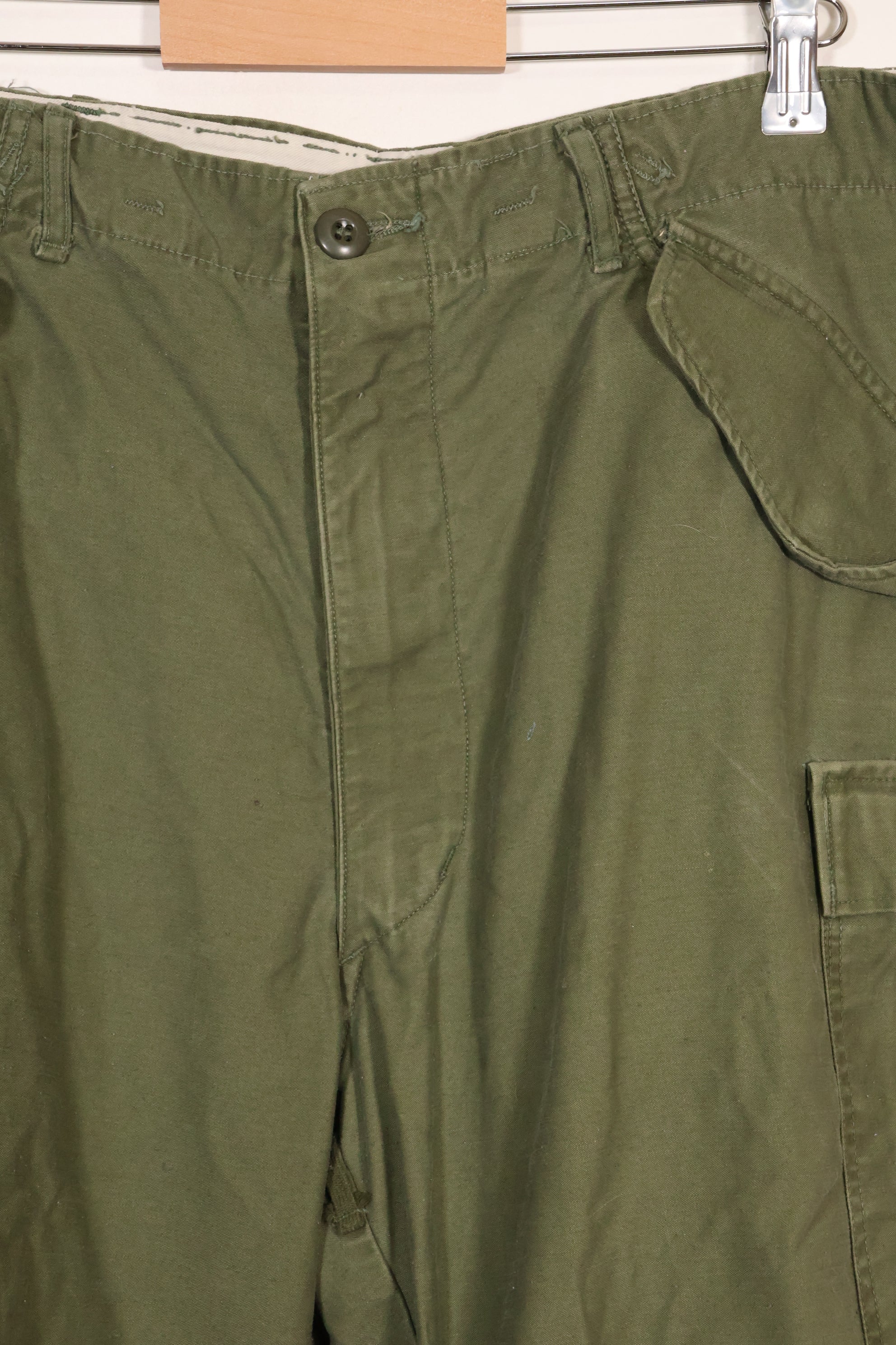 1960年代〜70年代　推定 M-R　アメリカ軍　M65 コットン製　フィールドパンツ　　中古品