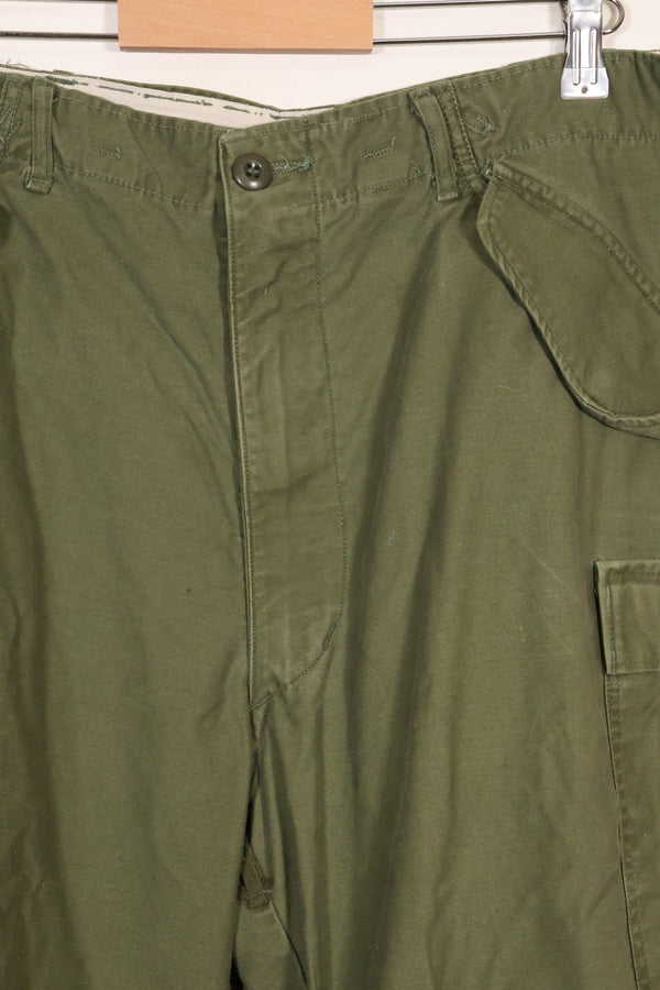 1960年代〜70年代　推定 M-R　アメリカ軍　M65 コットン製　フィールドパンツ　　中古品