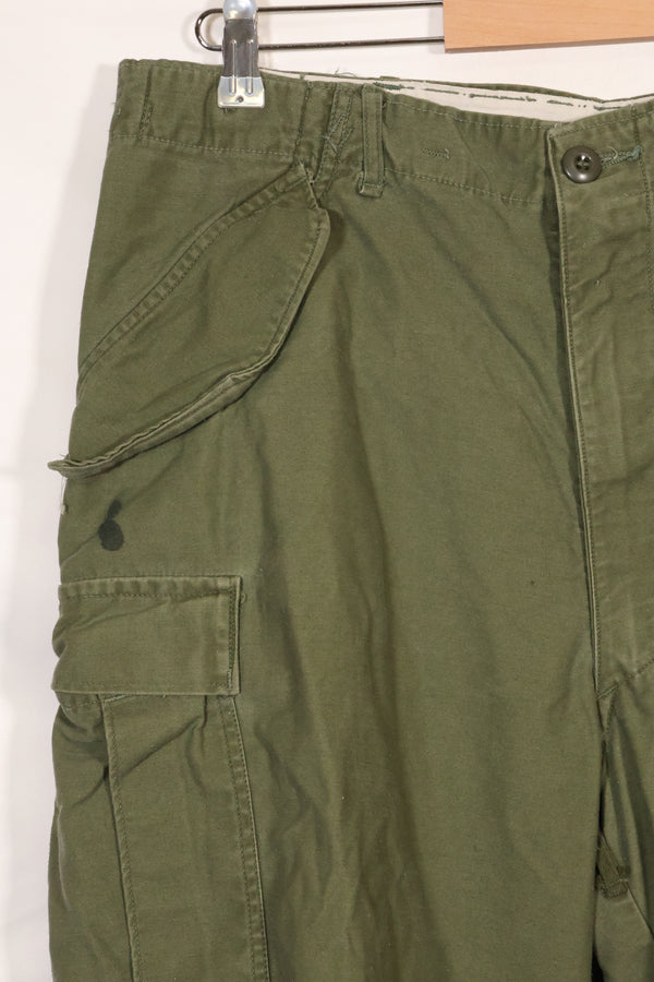 1960年代〜70年代　推定 M-R　アメリカ軍　M65 コットン製　フィールドパンツ　　中古品