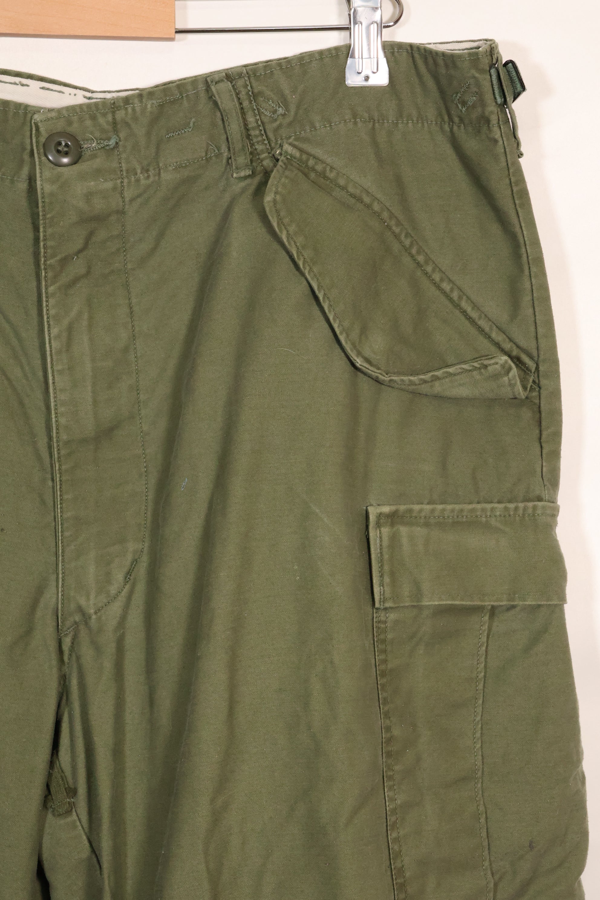 1960年代〜70年代　推定 M-R　アメリカ軍　M65 コットン製　フィールドパンツ　　中古品