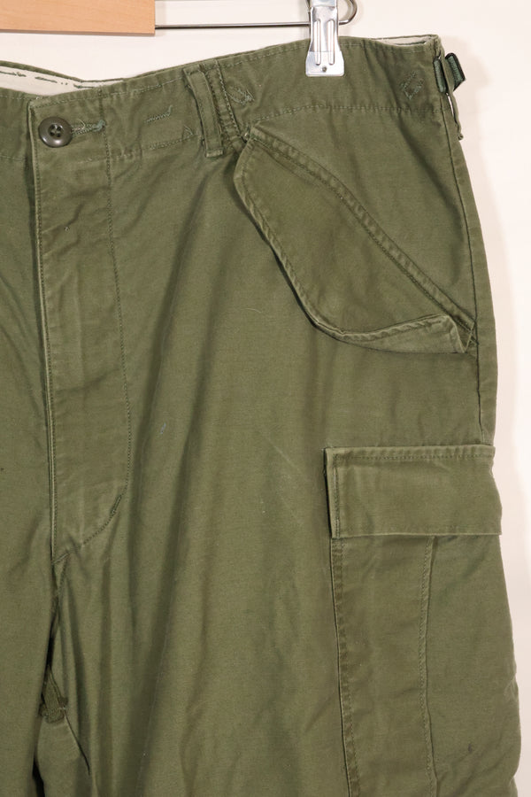 1960年代〜70年代　推定 M-R　アメリカ軍　M65 コットン製　フィールドパンツ　　中古品
