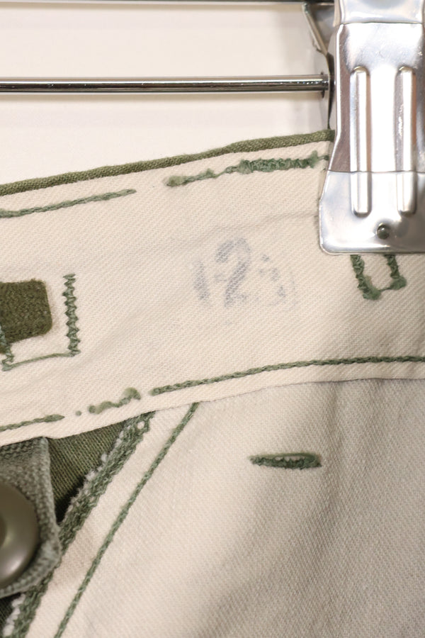1960年代〜70年代　推定 M-R　アメリカ軍　M65 コットン製　フィールドパンツ　　中古品