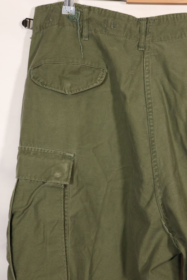 1960年代〜70年代　推定 M-R　アメリカ軍　M65 コットン製　フィールドパンツ　　中古品